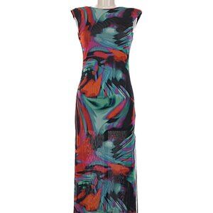 NWT Zara semi-sheer watercolor splash dress, size Medium